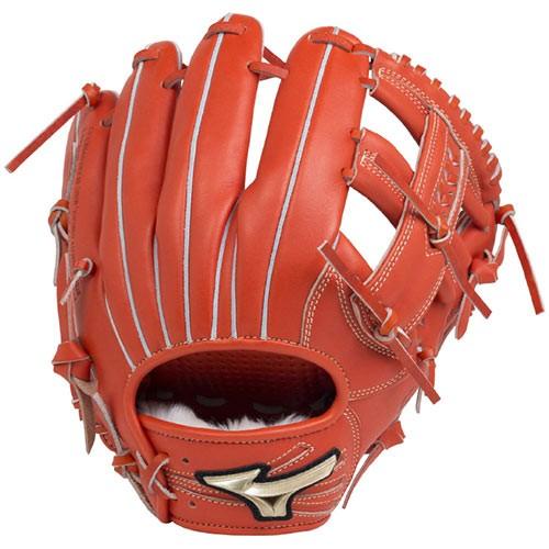 新品値引きする ミズノ Mizuno 野球グローブ軟式用ゴールデンエイジグローバルエリートga H Selection02 内野手用サイズga9 52 スプレンディッドオレンジ右投げ用 激安正規商品