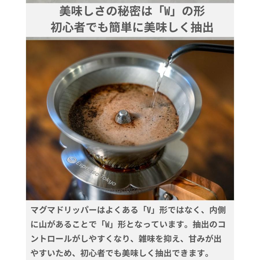 Espresso Tokyo マグマドリッパー コーヒードリッパー ステンレス製 誰