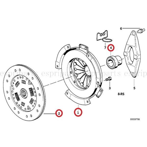 BMW BMW E36 M3B クラッチキット クラッチセット 純正供給OEM品 5速