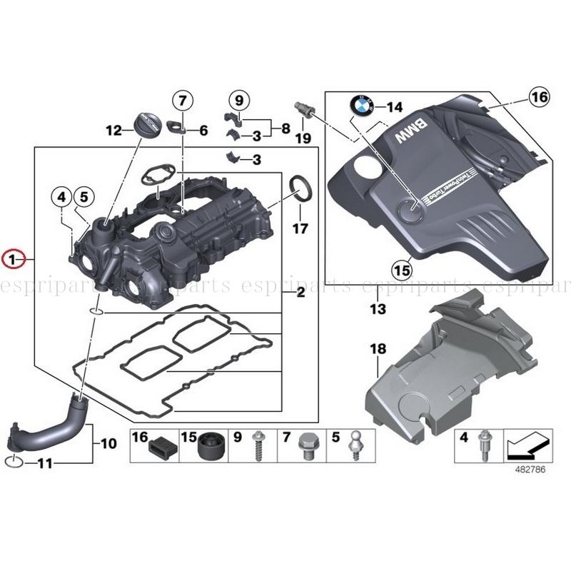 BMW BMW F30 F31 F34 320i 328i N20エンジン 純正品 シリンダー
