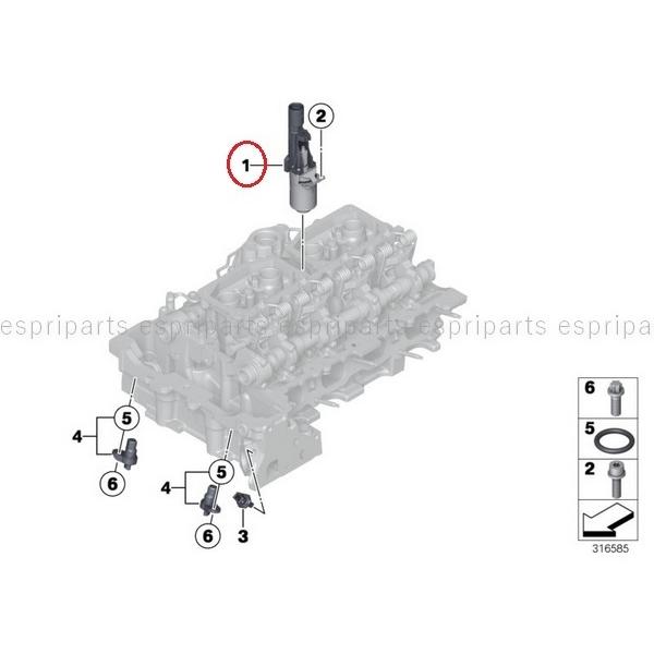 BMW バルブトロニックモーター F10 F11 F07 F13 F12 F06 F01 F02 N55 N20 VVTモーター ...