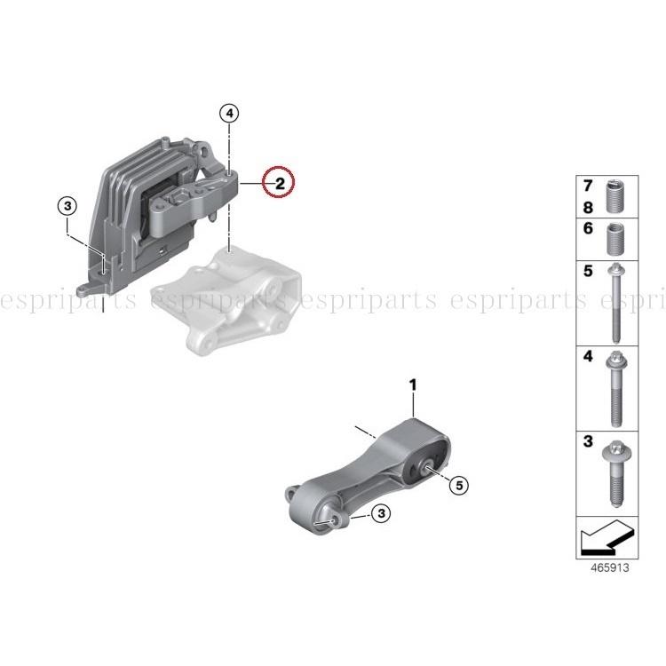BMW MINI ミニ F55 F56 F54 F60 F57 クーパー Cooper S/D/SD/JCW エンジンマウント 22118835566  22116875630 :8835-566-M:BMW専門店エスプリパーツ Yahoo!店 - 通販 - Yahoo!ショッピング