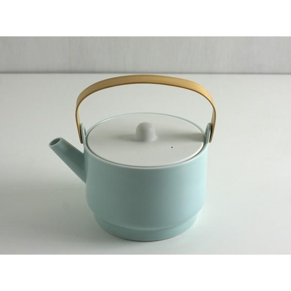 1616/ arita japan S\u0026Bティーポット（青磁）食器 有田焼 イチロクイチロクアリタ 28306の画像