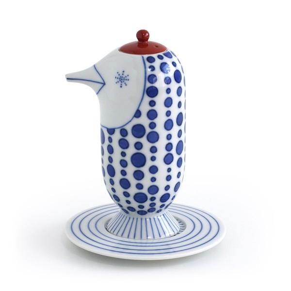 食器 醤油さし soypotBIRD 鳥型 雨だれ 上出長右衛門窯 ハイメ・アジョン 九谷焼 JaimeHayon KUTANICHOEMON 32886 | 