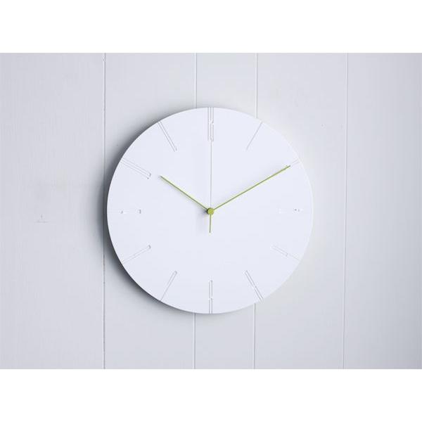 Lemnos CARVED2 (ホワイト) NTL13-10 WH レムノス 壁掛時計 i-32232 | Lemnos | 01