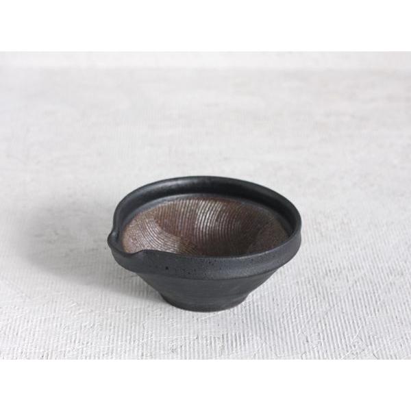 山只華陶苑 juju mortier すり鉢 4寸 黒 岐阜県多治見市 陶器 i-29429 |  | 01