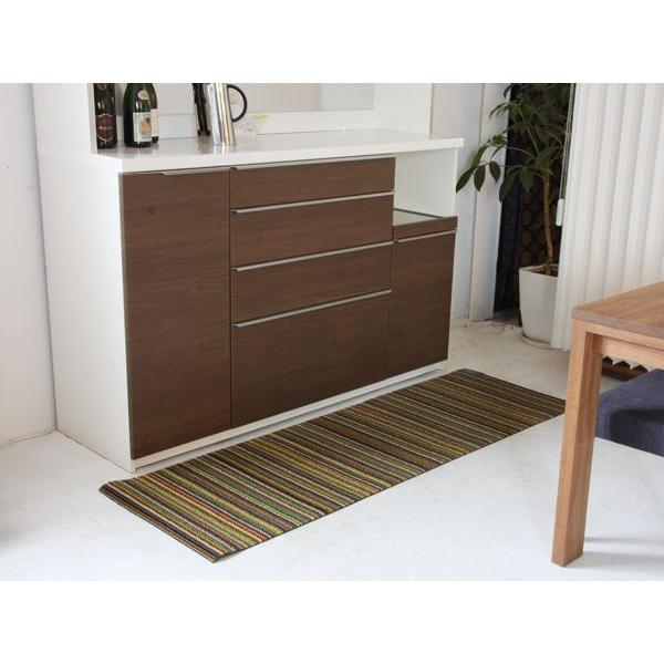 【chilewich】 チルウィッチSkinnhy Stripe RUNNER 61×183cm (002:Bright multi)  キッチンマット 22268 | chilewich | 02