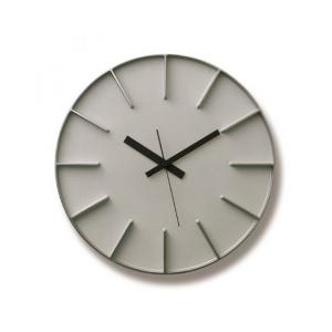 Lemnos Edge Clock (SIZE:L アルミニウム) AZ-0115 AL レムノス 壁掛時計 i-32218 | Lemnos