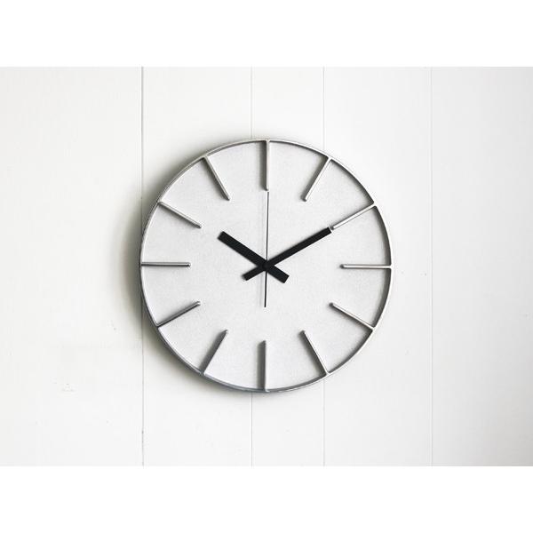 Lemnos Edge Clock (SIZE:L アルミニウム) AZ-0115 AL レムノス 壁掛時計 i-32218 | Lemnos | 01