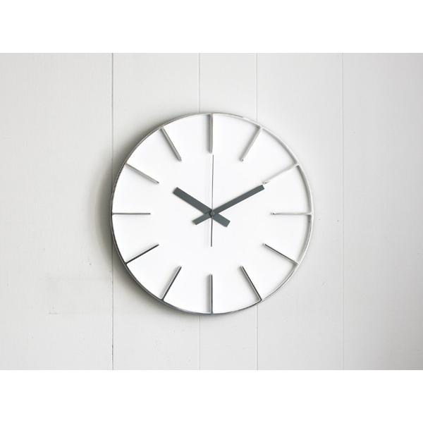 Lemnos Edge Clock (SIZE:L ホワイト) AZ-0115 WH レムノス 壁掛時計 i-32219 | Lemnos | 01