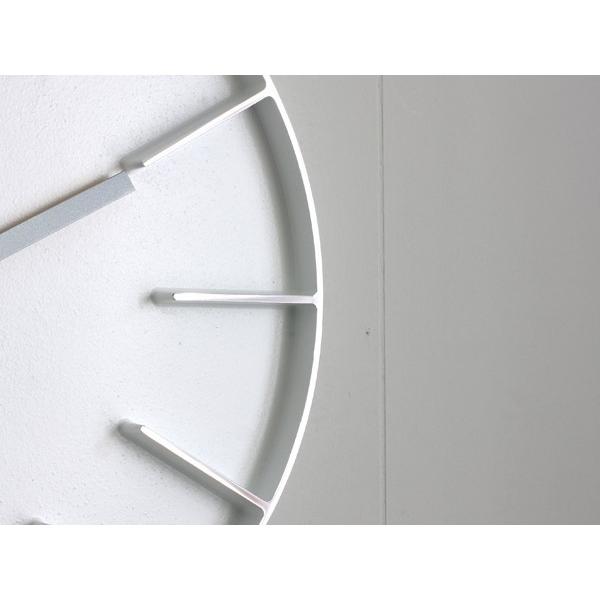 Lemnos Edge Clock (SIZE:L ホワイト) AZ-0115 WH レムノス 壁掛時計 i-32219 | Lemnos | 03