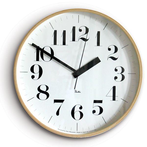 Lemnos RIKI CLOCK RC (SIZE:L φ30.5cm) WR08-27 レムノス 壁掛時計 i-30199 | Lemnos