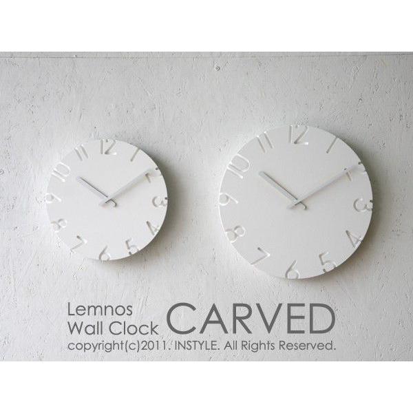 Lemnos CARVED (SIZE:S Arabic) NTL10-04A レムノス 壁掛時計 i-32224 | Lemnos | 01