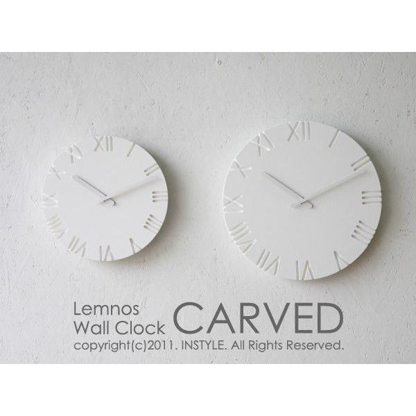 Lemnos CARVED (SIZE:S Roman) NTL10-04B レムノス 壁掛時計 i-32226 | Lemnos | 01