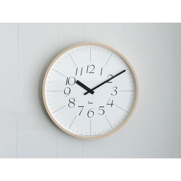 Lemnos　RIKI　CLOCK　アナログ壁掛け時計　レムノス　リキ Lemnos（レムノス） Lemnos RIKI CLOCK (SIZE:L φ35.4cm) WR-0312L 壁