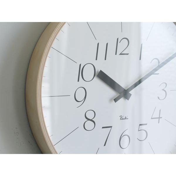 Lemnos（レムノス） Lemnos RIKI CLOCK (SIZE:L φ35.4cm) WR-0312L 壁
