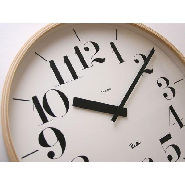 Lemnos（レムノス） Lemnos RIKI CLOCK (SIZE:L φ35.4cm) WR-0401L 壁