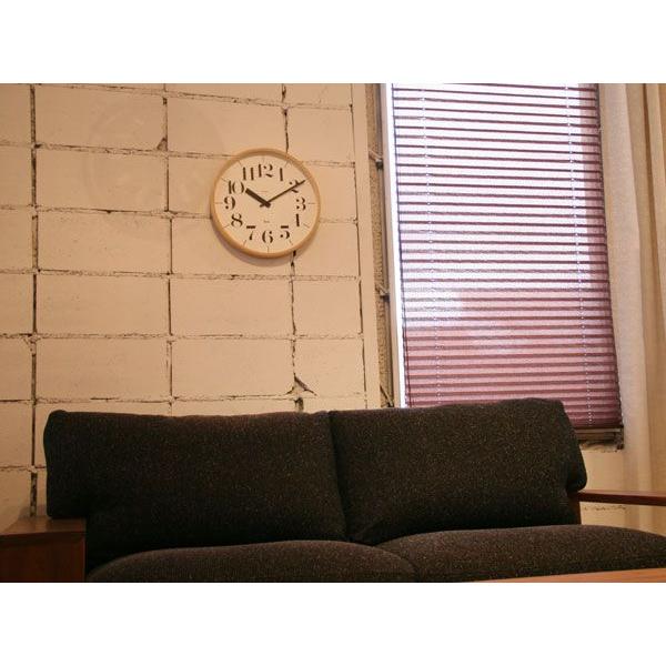 Lemnos（レムノス） Lemnos RIKI CLOCK (SIZE:L φ35.4cm) WR-0401L 壁