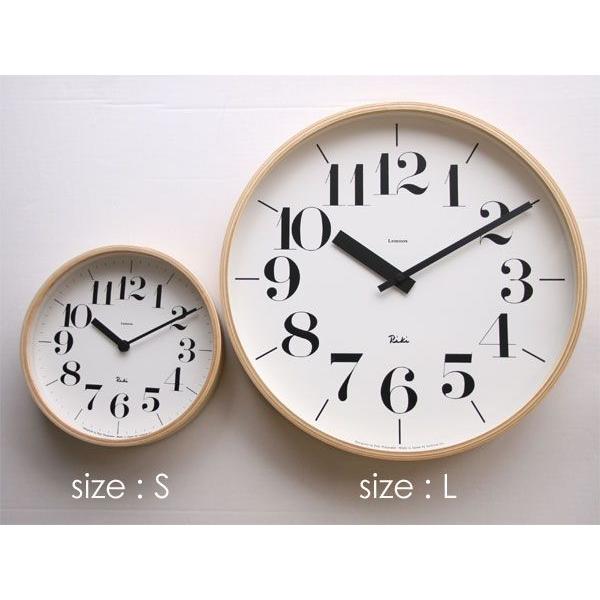 Lemnos RIKI CLOCK (SIZE:L φ35.4cm) WR-0401L レムノス 壁掛時計 i-30197 | Lemnos | 05