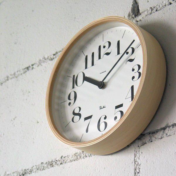 Lemnos RIKI CLOCK (SIZE:S φ20.3cm) WR-0401S レムノス 壁掛時計 i-27686 | Lemnos | 02