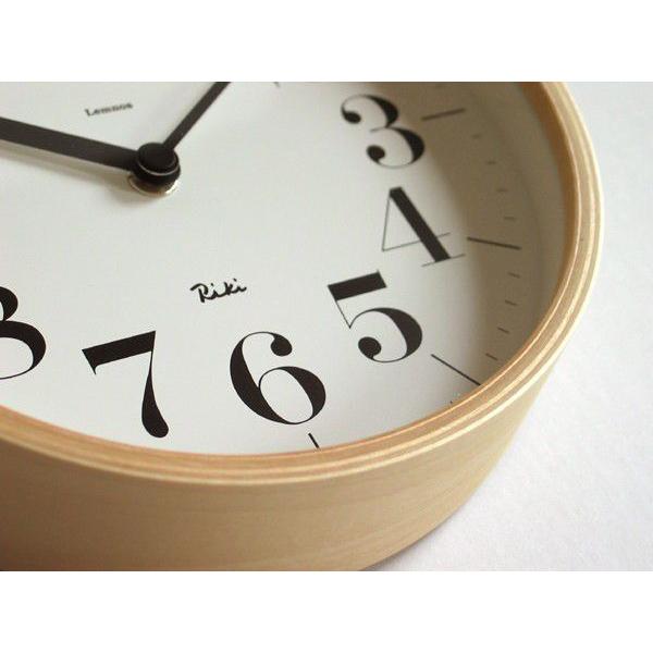 Lemnos RIKI CLOCK (SIZE:S φ20.3cm) WR-0401S レムノス 壁掛時計 i-27686 | Lemnos | 03