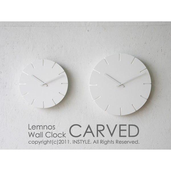 Lemnos CARVED (SIZE:L Line) NTL10-19C レムノス 壁掛時計 i-32222 | Lemnos | 01