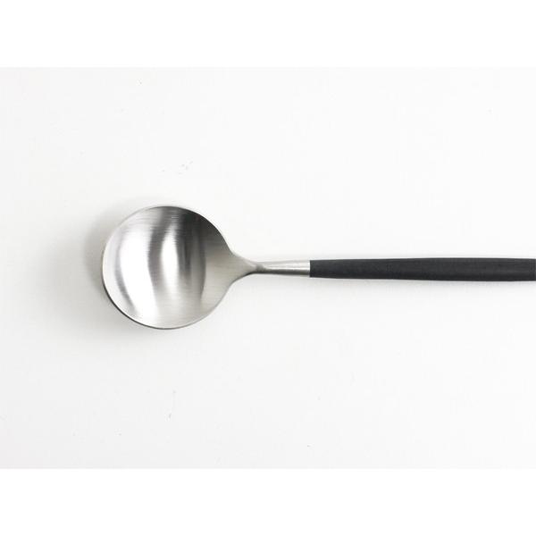 【Cutipol】GOA デザートスプーン ブラックシルバー CT-GO-08-F カトラリー クチポール ゴア 31933 | Cutipol | 02