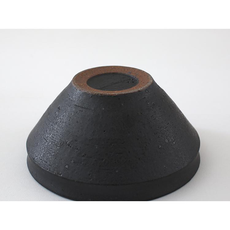 山只華陶苑 juju mortier 飯椀 黒 岐阜県多治見市 陶器 エスプリオリジナル i-29447 |  | 03