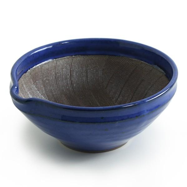 山只華陶苑 juju mortier すり鉢 7寸 アズール 岐阜県多治見市 陶器 i-29423 | 
