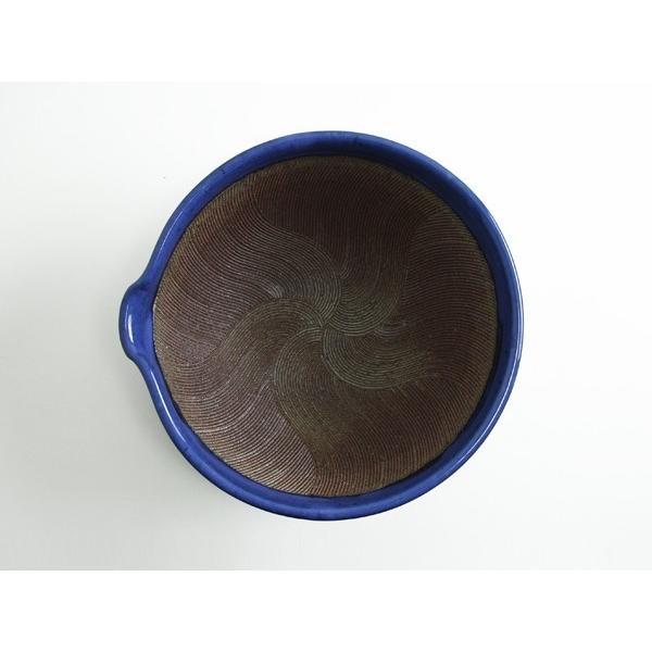 山只華陶苑 juju mortier すり鉢 7寸 アズール 岐阜県多治見市 陶器 i-29423 |  | 03