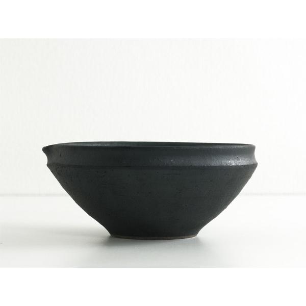 山只華陶苑 juju mortier すり鉢 7寸 黒 岐阜県多治見市 陶器 i-29431
