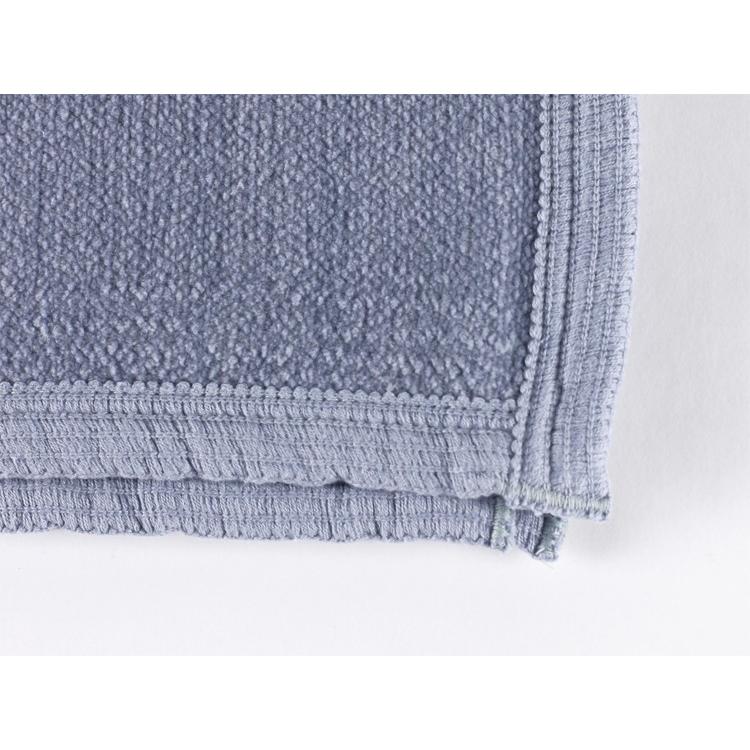 【正規取扱店】KLIPPAN シュニールコットン ハーフブランケットCHOUCHO (SIZE:90cm×140cm/ブルー/ホワイト) KP891436 34242 | KLIPPAN | 05
