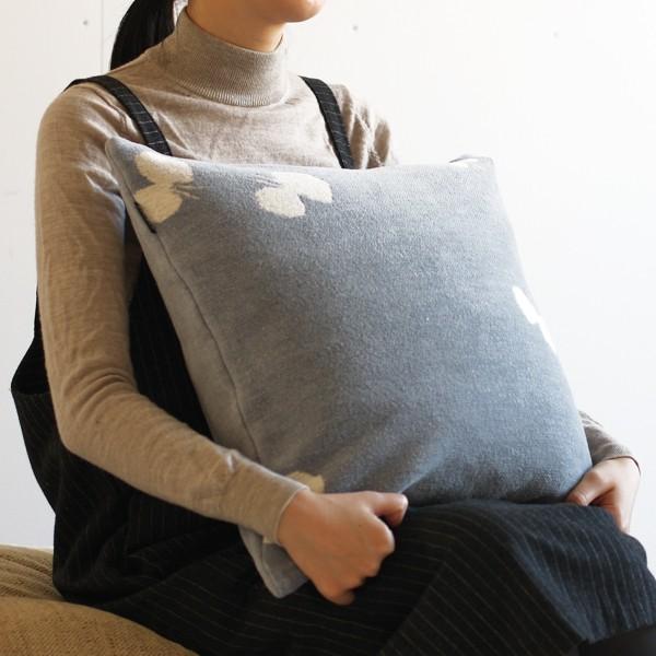 【※注意事項をご一読下さい※】KLIPPAN クリッパン クッションカバー CHOUCHO(SIZE:450×450mm/ブルー) KP891440 ※カバーのみ i-23898 | KLIPPAN | 06