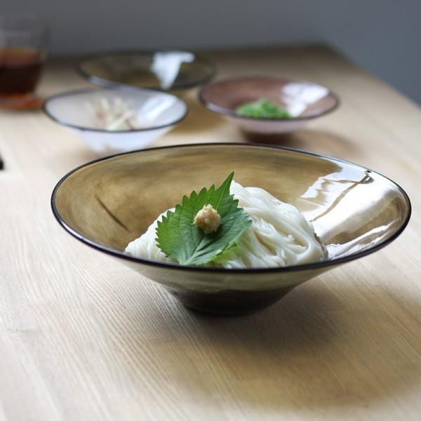fresco kasumi bowl ( M / browngreen ) ボウル 辻野剛 吹きガラス i-31341 | 
