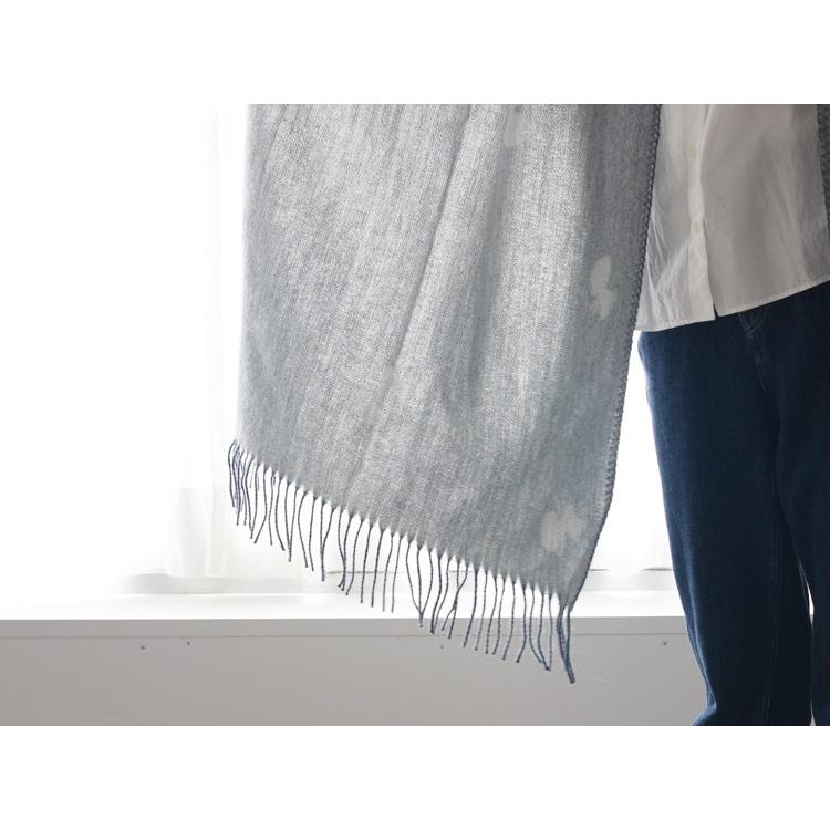 【正規取扱店】KLIPPAN クリッパン ウールストール CHOUCHO(SIZE:65×200cm/ブルーグレー/ホワイト) KP891508 22420 | KLIPPAN | 05