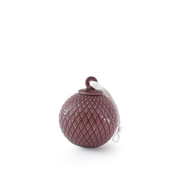 【LYNGBY PORCELAIN】 RHOMBE BAUBLES (bordeaux) リュンビューポーセリン ツリー オーナメント 装飾 i-21775 | 