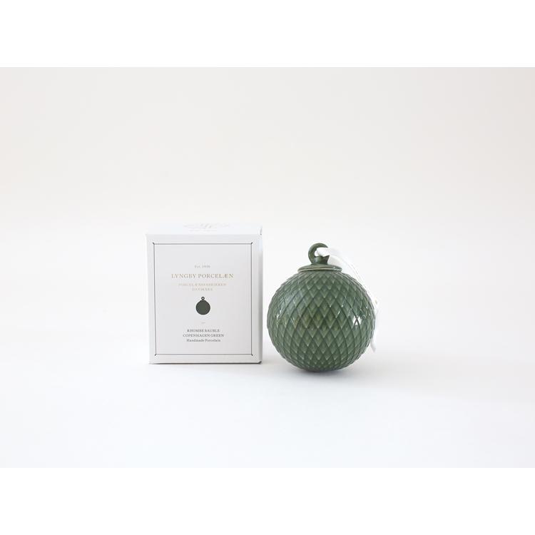 【LYNGBY PORCELAIN】 RHOMBE BAUBLES (green) リュンビューポーセリン ツリー 装飾 オーナメント i-21777 |  | 05