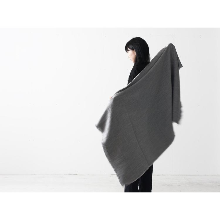 【kontex】 COTTON&WOOL　BLANKET（コットンウールブランケット） グレー 今治  21787 | kontex | 04
