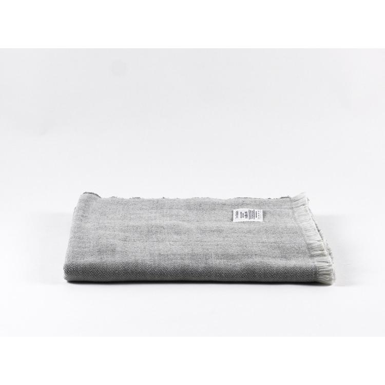 【kontex】 COTTON&WOOL　BLANKET（コットンウールブランケット） ライトグレー 今治  21788 | kontex | 01