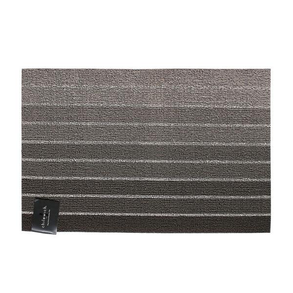 【Chilewich】 チルウィッチBLOCK STRIPE DOORMAT 46×71（003:Taupe） 玄関マット 32103 | chilewich
