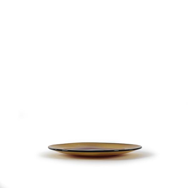 fresco kasumi plate ( SS / brownyellow ) プレート 辻野剛 吹き