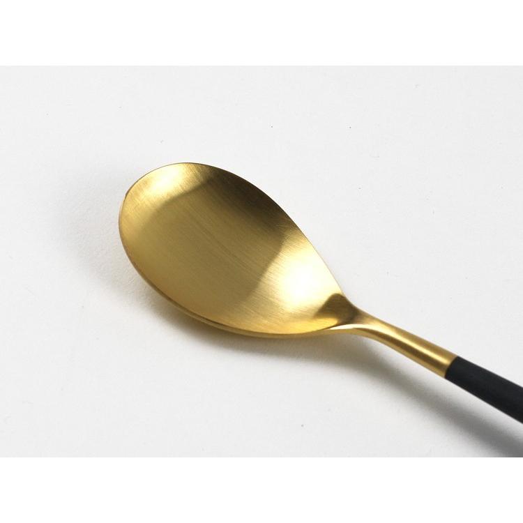 【Cutipol】MIO テーブルスプーン ブラック / ゴールド スプーン CT-MIO-GB-05 カトラリー クチポール ミオ 31969 | Cutipol | 02