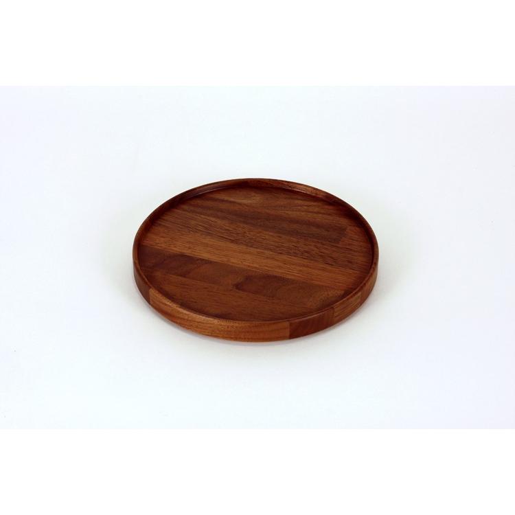 【HASAMI PORCELAIN】ウッデントレイ HPWN024 (φ18.5cm ウォルナット) 食器 波佐見焼 ハサミポーセリン  23822 | HASAMI PORCELAIN | 01