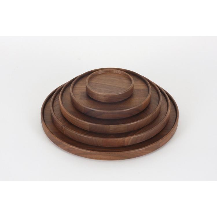 【HASAMI PORCELAIN】ウッデントレイ HPWN024 (φ18.5cm ウォルナット) 食器 波佐見焼 ハサミポーセリン  23822 | HASAMI PORCELAIN | 05