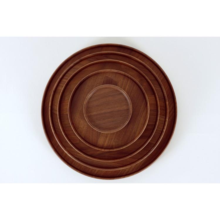 【HASAMI PORCELAIN】ウッデントレイ HPWN024 (φ18.5cm ウォルナット) 食器 波佐見焼 ハサミポーセリン  23822 | HASAMI PORCELAIN | 07