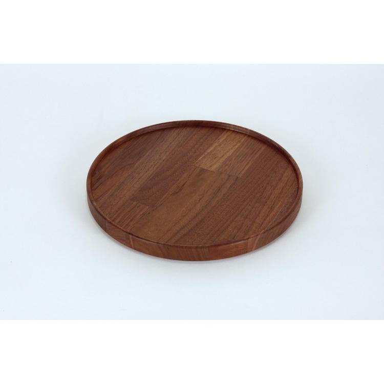 【HASAMI PORCELAIN】ウッデントレイ HPWN025 (φ22cm ウォルナット) 食器 波佐見焼 ハサミポーセリン  23823 | HASAMI PORCELAIN | 01