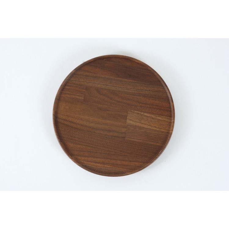 【HASAMI PORCELAIN】ウッデントレイ HPWN025 (φ22cm ウォルナット) 食器 波佐見焼 ハサミポーセリン  23823 | HASAMI PORCELAIN | 03