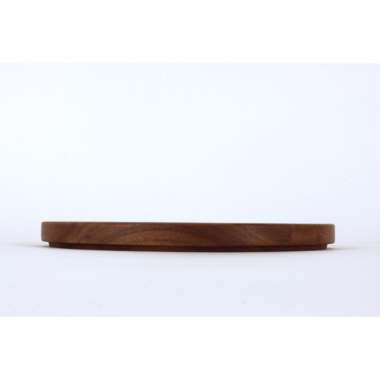 【HASAMI PORCELAIN】ウッデントレイ HPWN026 (φ25.5cm ウォルナット) 食器 波佐見焼 ハサミポーセリン  26537 | HASAMI PORCELAIN | 02
