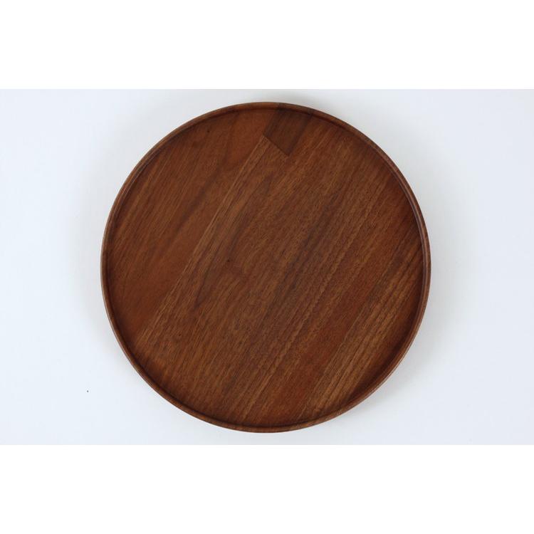 【HASAMI PORCELAIN】ウッデントレイ HPWN026 (φ25.5cm ウォルナット) 食器 波佐見焼 ハサミポーセリン  26537 | HASAMI PORCELAIN | 03