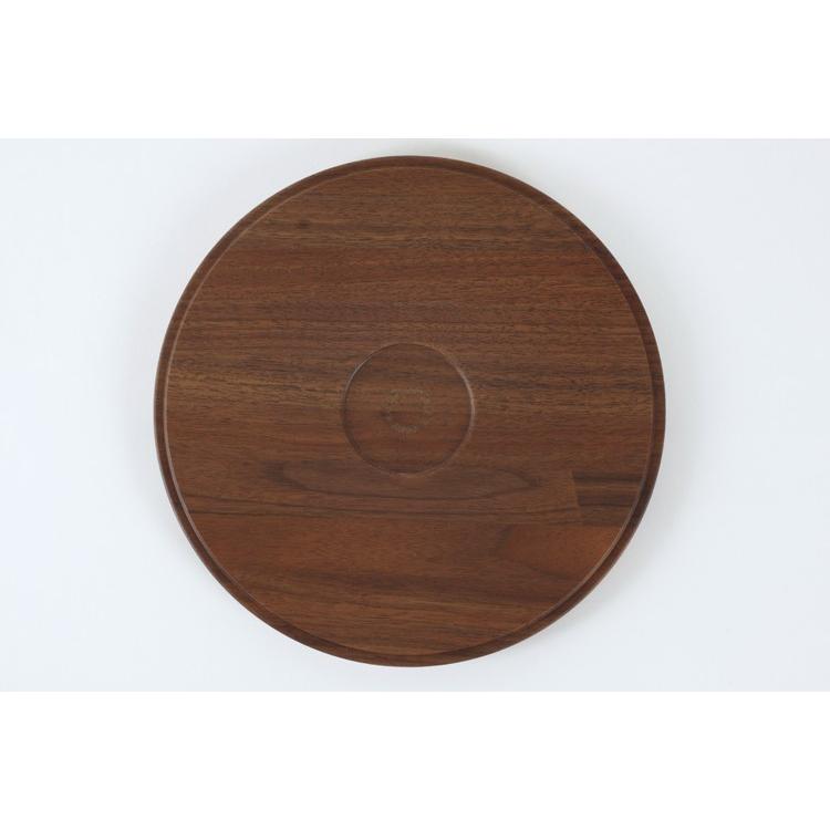 【HASAMI PORCELAIN】ウッデントレイ HPWN026 (φ25.5cm ウォルナット) 食器 波佐見焼 ハサミポーセリン  26537 | HASAMI PORCELAIN | 04